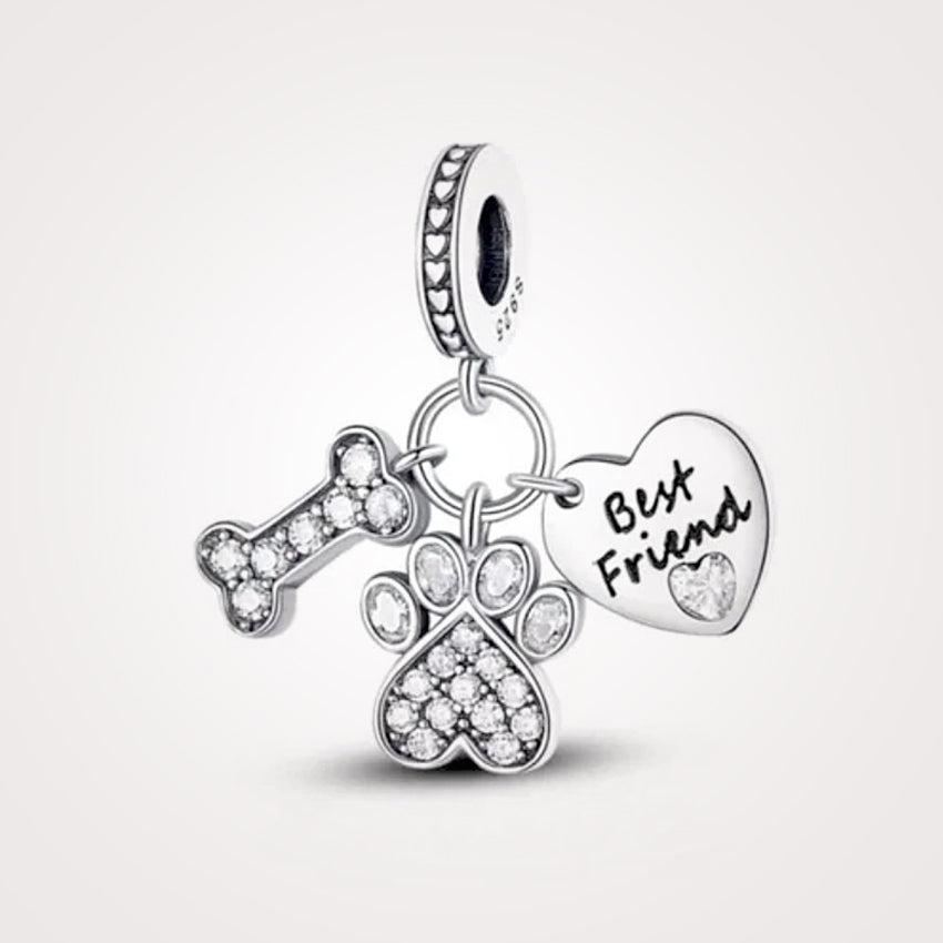 Charm / Dije Best Friend Zirconias para pulseras Pandora ¡NUEVO!