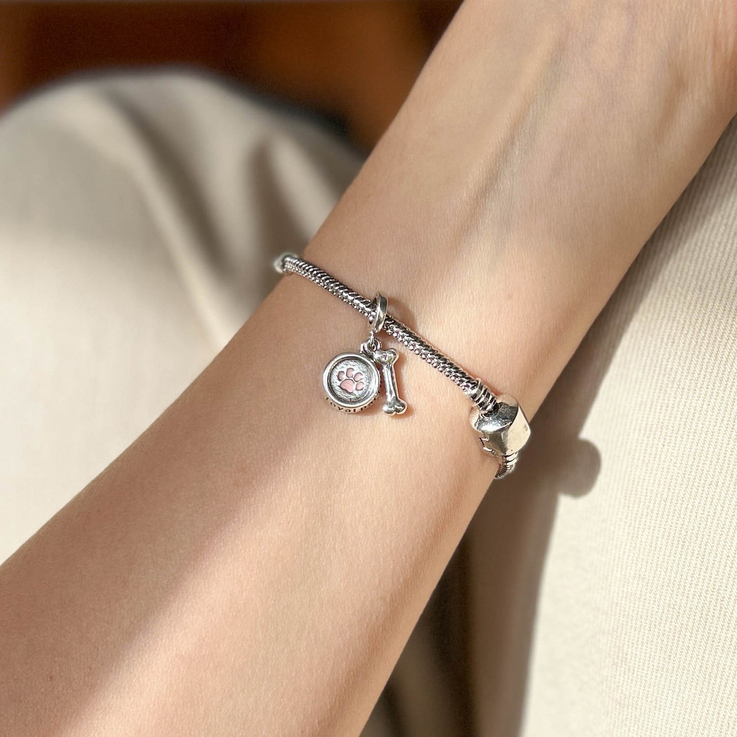 Charm / Dije Loyal Friend para pulseras Pandora